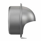 Выход стенной с сеткой Era 16ВМ, d160 мм, наружный d200 мм, нержавеющая сталь 