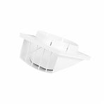 Выход стенной с обратным клапаном Era 1919К15.16ФВ, диаметр 150-160 мм, 190х190 мм, серый, пластик