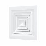 Диффузор Era С3030D4S, c четырехсторонним распределением воздуха, диаметр 145 мм, 295х295 мм, белый