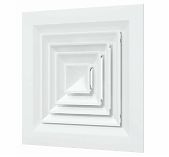 Диффузор Era С4545D4S, c четырехсторонним распределением воздуха, диаметр 295 мм, 445х445 мм, белый