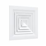 Диффузор Era С6060D4S, c четырехсторонним распределением воздуха, диаметр 445 мм, 595х595 мм, белый