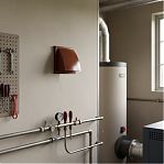 Выход стенной с обратным клапаном Era 1515К10ФВ, диаметр 100мм, 150х150 мм, терракотовый, пластик