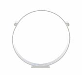 Держатель круглого канала Era 16ДКП, диаметр 160 мм, 20х169.4х171.9 мм, пластик, белый