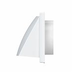 Выход стенной с обратным клапаном Era 1515К10ФВ, диаметр 100 мм, 150х150 мм, белый, пластик