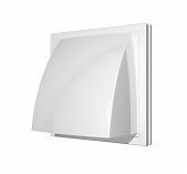 Выход стенной с обратным клапаном Era 1515К10ФВ, диаметр 100 мм, 150х150 мм, белый, пластик