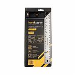 Угольник Hanskonner HK2020-11-300, 300 мм, строительный, разметочный, нержавеющая сталь