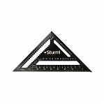 Угольник Sturm Свенсона 2020-07-300, 300 мм, алюминиевый сплав, черная оксидация, белая шкала