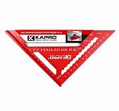 Угольник Kapro Свенсона 446-18, 18 см, алюминиевый сплав, угол измерения 30, 45, 90 градусов