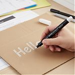 Маркер промышленный Munhwa WPMM-05, перманентный, белый, толщина линии 4 мм