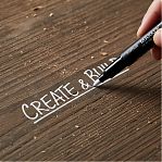 Маркер промышленный Munhwa WPMM-05, перманентный, белый, толщина линии 4 мм