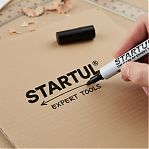 Маркер промышленный Startul The mark of expert tools, ST4340-01, фетровый, черный