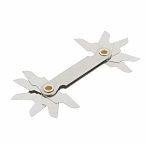 Шаблон метрический  FIT 70811 для определения шага резьбы, 12 шаблонов, 0.5-1.75 мм