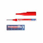 Маркер перманентный Startul Expert SE3220-02, 1 мм, с удлиненным наконечником, цвет красный