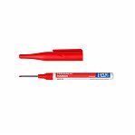 Маркер перманентный Startul Expert SE3220-02, 1 мм, с удлиненным наконечником, цвет красный