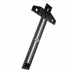 Угольник Hanskonner HK2020-13-350, 350 мм, уровень, транспортир, чертилка, литой алюминий