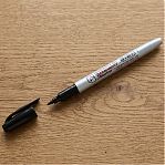 Маркер промышленный Crown Multi Marker Super Slim P-505F, перманентный, черный