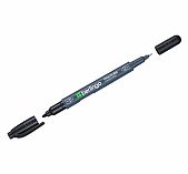 Маркер двухсторонний Berlingo Multiline Marker PE55, перманентный, черный