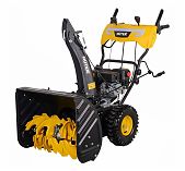 Снегоуборщик бензиновый Huter SGC 6000, двухступенчатый, металлический шнек, 5800 Вт