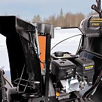 Снегоуборщик бензиновый Champion ST662E, двухступенчатый, металлический шнек, 4800 Вт