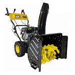 Снегоуборщик бензиновый Huter SGC 4100LX, двухступенчатый, металлический шнек, 5150 Вт