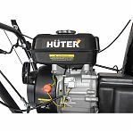 Снегоуборщик бензиновый Huter SGC 4100LX, двухступенчатый, металлический шнек, 5150 Вт