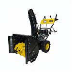 Снегоуборщик бензиновый Huter SGC 4100LX, двухступенчатый, металлический шнек, 5150 Вт