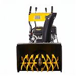 Снегоуборщик бензиновый Huter SGC 11000CD, двухступенчатый,  металлический шнек, 11030 Вт