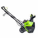 Снегоуборщик аккумуляторный Greenworks GW GD60PST, одноступенчатый, шнек пластик, 60 В, 1 АКБ