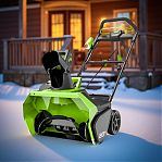 Снегоуборщик аккумуляторный Greenworks GD40SB 40В 1акк 4Ah+з.у. 2600607