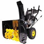 Снегоуборщик бензиновый Champion ST861E, двухступенчатый, металлический шнек, 7400 Вт