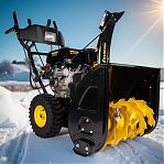 Снегоуборщик бензиновый Champion ST861E, двухступенчатый, металлический шнек, 7400 Вт