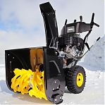 Снегоуборщик бензиновый Champion ST861E, двухступенчатый, металлический шнек, 7400 Вт