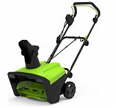 Снегоуборщик электрический Greenworks SN2300, одноступенчатый, шнек пластик, 2300 Вт