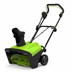 Снегоуборщик электрический Greenworks SN2300, одноступенчатый, шнек пластик, 2300 Вт