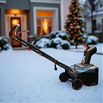 Снегоуборщик электрический SENIX STE18-M, одноступенчатый, шнек пластик, 1800 Вт 