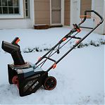 Снегоуборщик электрический SENIX STE18-M, одноступенчатый, шнек пластик, 1800 Вт 