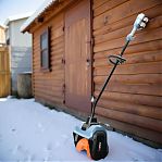 Снегоуборщик аккумуляторный Senix STX2-L, бесступенчатый, шнек пластик, 18 В, 2АКБ