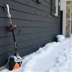 Снегоуборщик аккумуляторный Senix STX2-L, бесступенчатый, шнек пластик, 18 В, 2АКБ