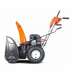 Снегоуборщик бензиновый Yard Fox Basic 6152E, двухступенчатый, металлический шнек, 4000 Вт