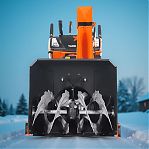 Снегоуборщик бензиновый Yard Fox Optima 6151E, двухступенчатый, металлический шнек, 4400 Вт
