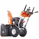 Снегоуборщик бензиновый Yard Fox Pro 7154E, двухступенчатый, металлический шнек, 6200 Вт