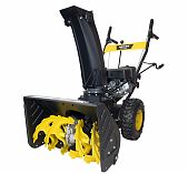 Снегоуборщик бензиновый Huter SGC 4.0 Snow Track, двухступенчатый, металлический шнек, 5150 Вт