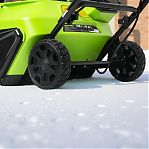 Снегоуборщик аккумуляторный Greenworks GW GD60PST одноступенчатый, шнек пластик, 60В, 1 АКБ+з.у.