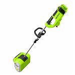 Снегоуборщик аккумуляторный Greenworks GD40SSK4 одноступенчатый, шнек пластик, 40В, 1 АКБ + з.у.