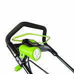 Снегоуборщик аккумуляторный Greenworks GW GD40ST одноступенчатый, шнек пластик, 40В, 1 АКБ + з.у.