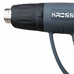 Фен строительный KROSS KSW2000, 380 л/мин, 3 насадки, 2000 Вт