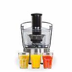 Соковыжималка электрическая Supra JES-2010 V0027985, центробежная, 850 Вт, серебристая