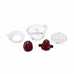 Соковыжималка для цитрусовых Scarlett SC-JE50C06, 25 Вт, 700 мл, цвет белый с красным