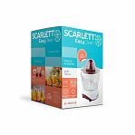 Соковыжималка для цитрусовых Scarlett SC-JE50C06, 25 Вт, 700 мл, цвет белый с красным