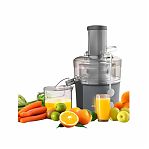 Соковыжималка центробежная BQ J1008 Gray-Black, 1200 Вт, 1.1 л, 2 скорости, серый с черным